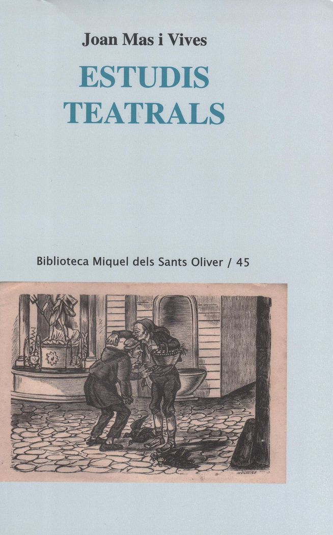 Estudis Teatrals, de Mas i Vives, Joan | portada del libro