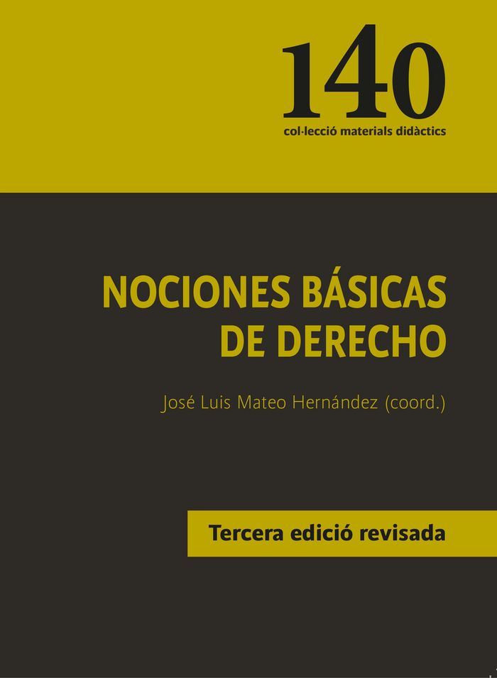 Nociones básicas de derecho, de Mateo Hernández | portada del libro