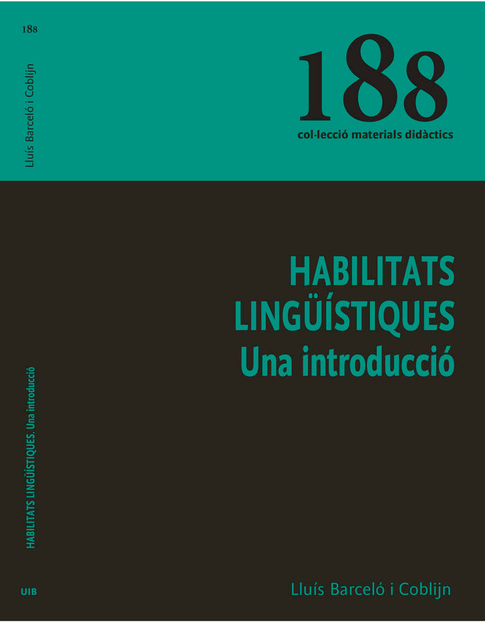 Habilitats lingúístiques, de Barceló i Coblijn, Lluís | portada del libro