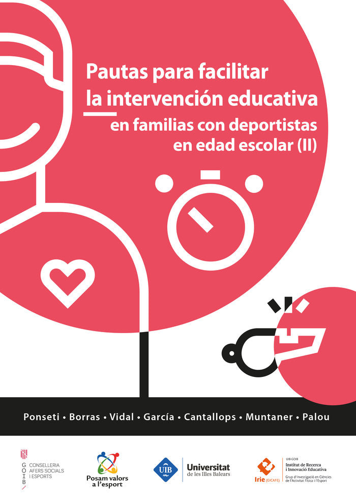 PAUTES PER MILLORAR LA INTERVENCIO EDUCATIVA EN ESPORTISTES, de PONSETI VERDAGUER, FRANCESC XAVIER | portada del libro