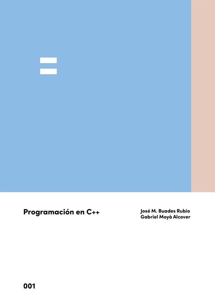 PROGRAMACION EN C++, de BUADES RUBIO, JOSE MARIA | portada del libro