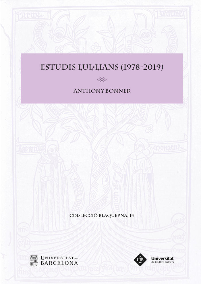 ESTUDIS LULLIANS 1978 2019, de BONNER, ANTHONY | portada del libro