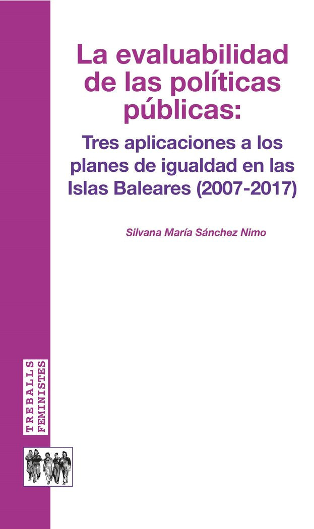 LA EVALUABILIDAD DE LAS POLITICAS PUBLICAS:, de SANCHEZ NIMO, SILVANA MARIA | portada del libro
