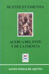 Acerca del ente y la esencia, de De Aquino | portada del libro