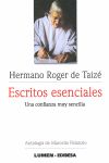 Escritos esenciales, de De Taizé, Roger | portada del libro