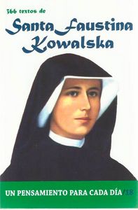 366 Textos de Santa Faustina Kowalska, de Cervera Barranco | portada del libro