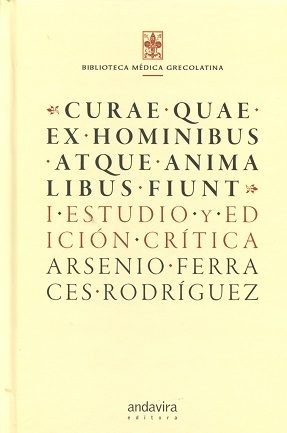 Curae quae ex hominibus animalibus fiunt, de Ferraces Rodríguez | portada del libro
