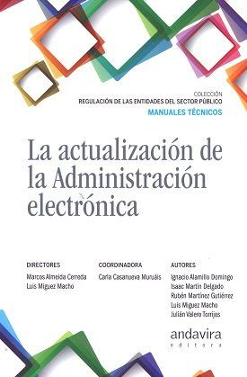 La actualización de la administración electrónica, de Alamillo Domingo | portada del libro