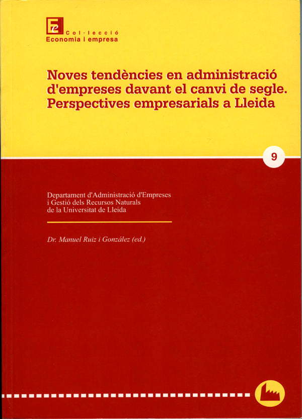 Noves tendències en administració d'empreses davant el canvi de segle., de Varios autores | portada del libro