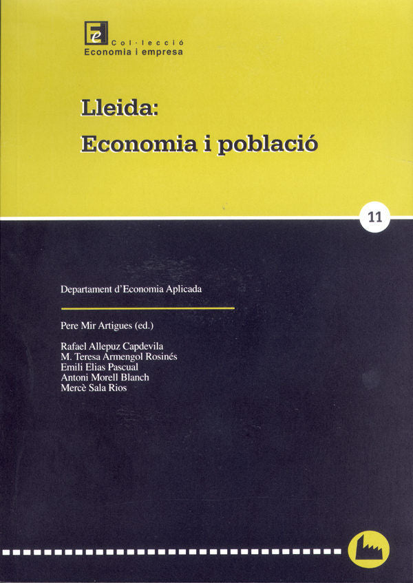 Lleida: economia i població., de Varios autores | portada del libro