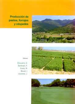 Producción de pastos, forrajes y céspedes., de Chocarro Gómez | portada del libro