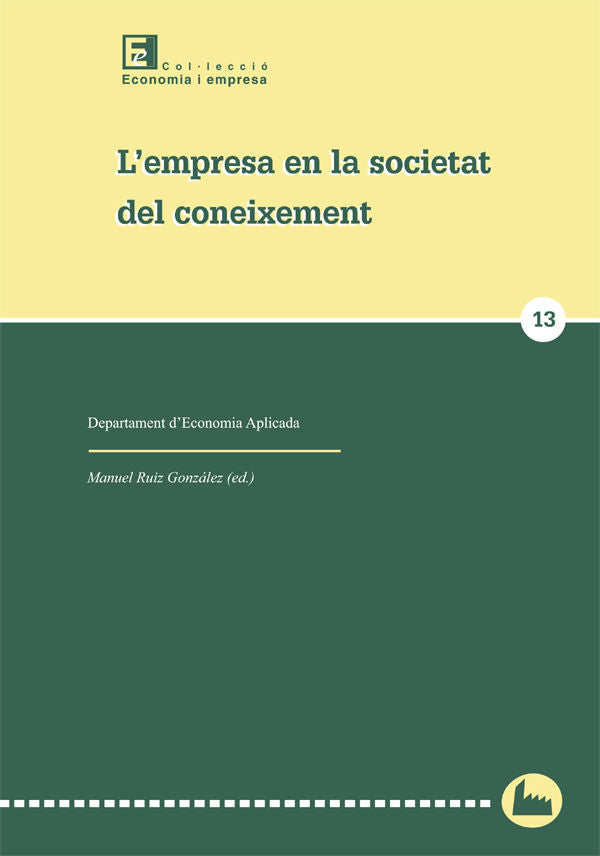 L'empresa en la societat del coneixement., de Varios autores | portada del libro