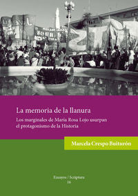La memoria de la llanura., de Crespo Buiturón, Marcela | portada del libro