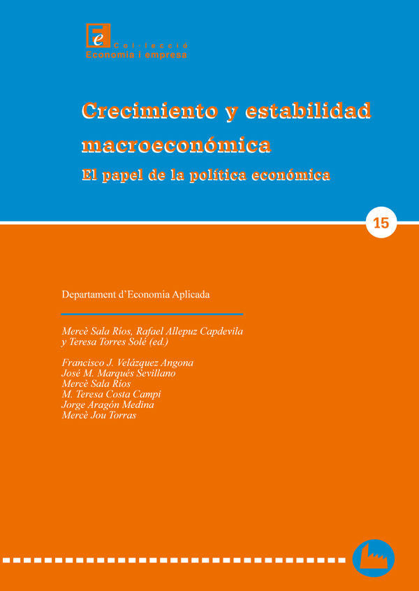 Crecimiento y estabilidad macroeconómica., de Sala Ríos | portada del libro