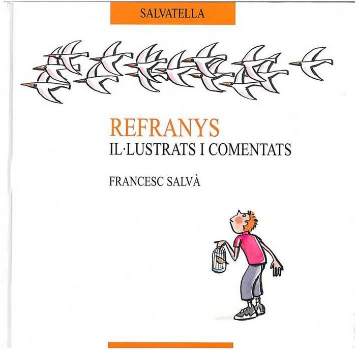 REFRANYS IL.LUSTRATS I COMENTATS, de SALVA | portada del libro