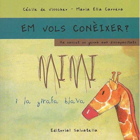 Mimi i la girafa blava-rústica, de CECILE DE VISSCHER | portada del libro