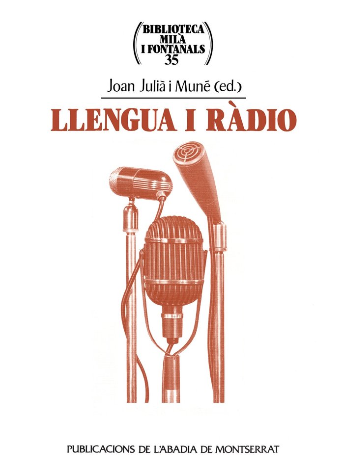 Llengua i ràdio, de Julià i Muné | portada del libro