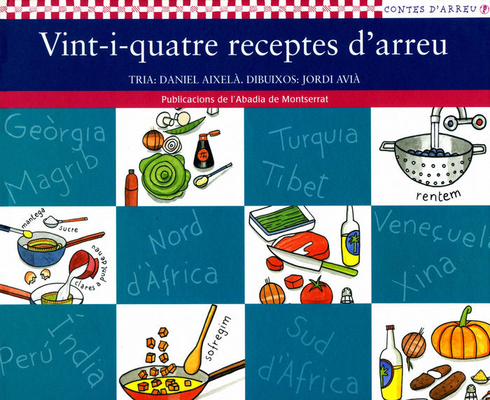 Vint-i-quatre receptes d'arreu, de Aixelà | portada del libro