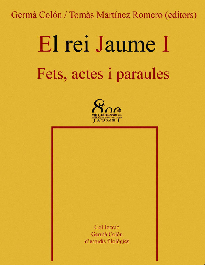 El rei Jaume I, de Colón Domenech, Germà | portada del libro
