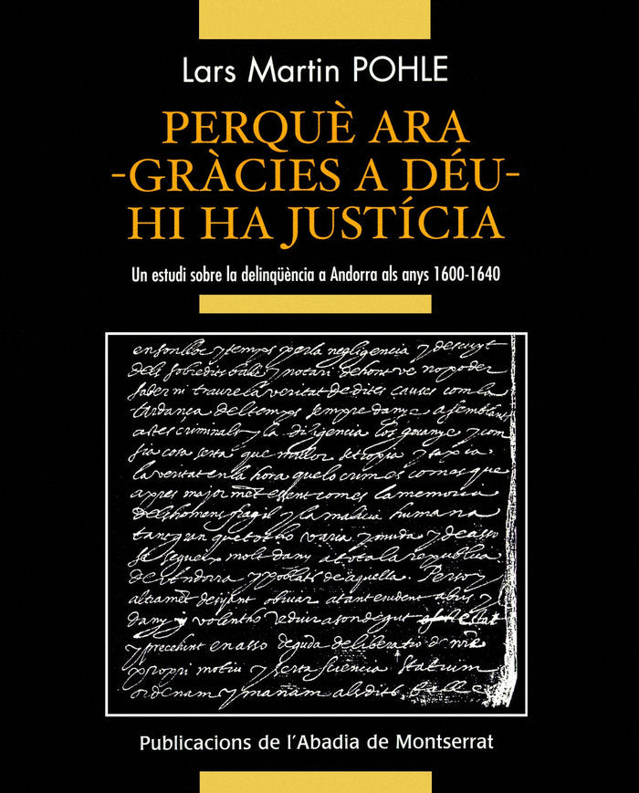 Perquè ara -gràcies a Déu- hi ha justícia, de Pohle, Lars Martin | portada del libro