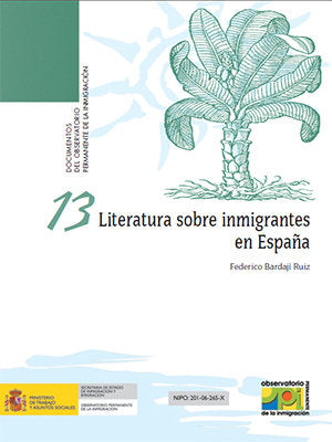 Literatura sobre inmigrantes en España, de Bardají Ruiz, Federico | portada del libro
