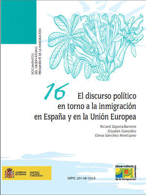 El discurso político en torno a la inmigración en España y en la Unión Europea., de Zapata-Barrero, Ricard | portada del libr
