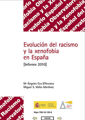 Evolución del racismo y la xenofobia en España. Informe 2010., de Desconocido | portada del libro