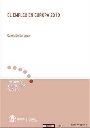 El empleo en Europa 2010., de Comisión Europea, Comisión Europea | portada del libro