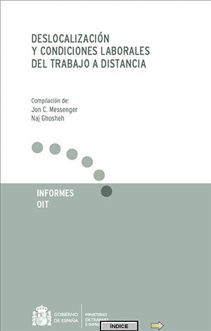 Deslocalización y condiciones laborales del trabajo a distancia., de MESSENGER, JON C. | portada del libro