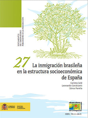 La inmigración brasileña en la estructura socioeconómica de España., de Varios autores | portada del libro