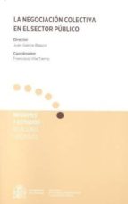 NEGOCIACION COLECTIVA EN EL SECTOR PUBLICO, de Juan García Blasco | portada del libro