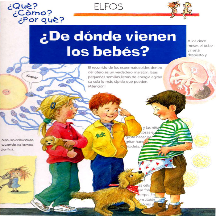 DE DONDE VIENEN LOS BEBES?, de Doris | portada del libro