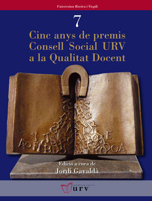 Cinc anys de premis Consell Social URV a la Qualitat Docent, de Varios autores | portada del libro