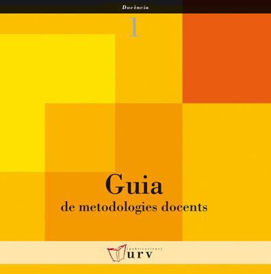 Guia de metodologies docents, de Unitat de Suport Metodològic | portada del libro