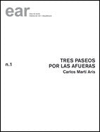 Tres paseos por las afueras, de Martí Arís | portada del libro