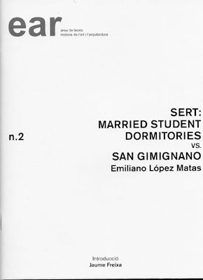 SERT: Married students dormitories vs. San Gimignano, de López Matas, Emiliano | portada del libro