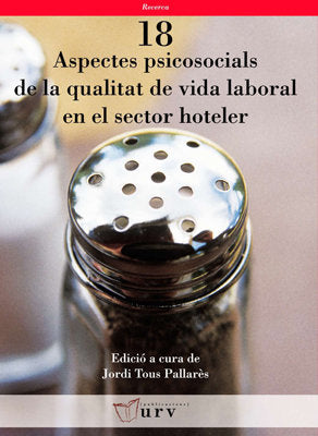 Aspectes psicosocials de la qualitat de vida laboral en el sector hoteler, de Varios autores | portada del libro