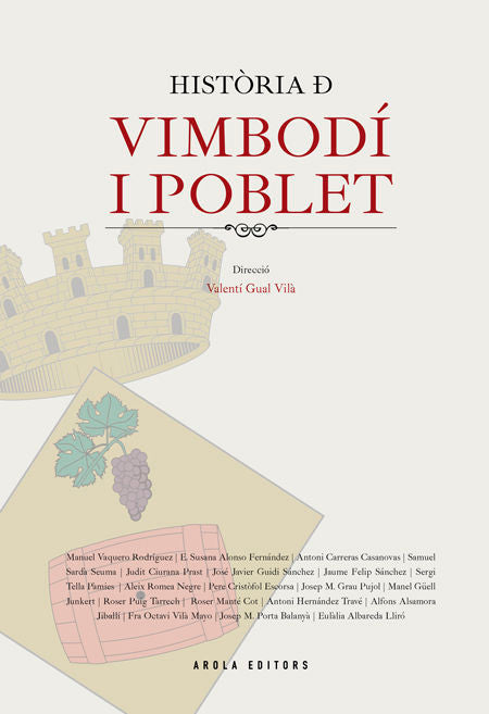 Història de Vimbod¡ i Poblet, de GUAL VIL·, VALENTI | portada del libro