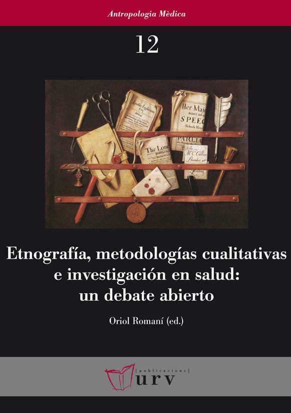 Etnografía, metodologías cualitativas e investigación en salud: un debate abierto, de Varios autores | portada del libro