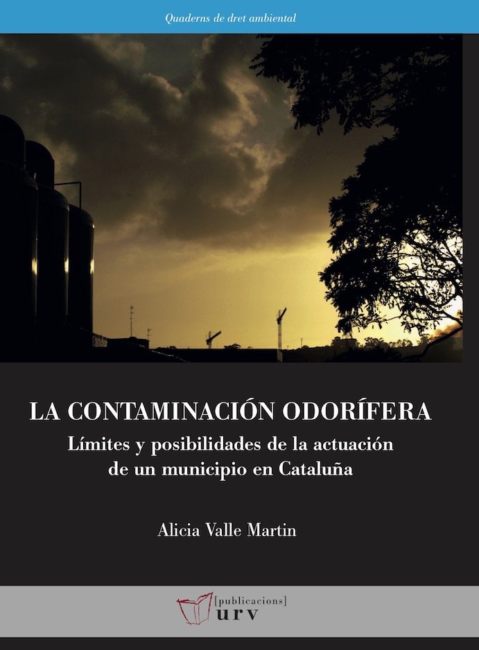 La contaminación odorífera, de Valle Martin, Alicia | portada del libro