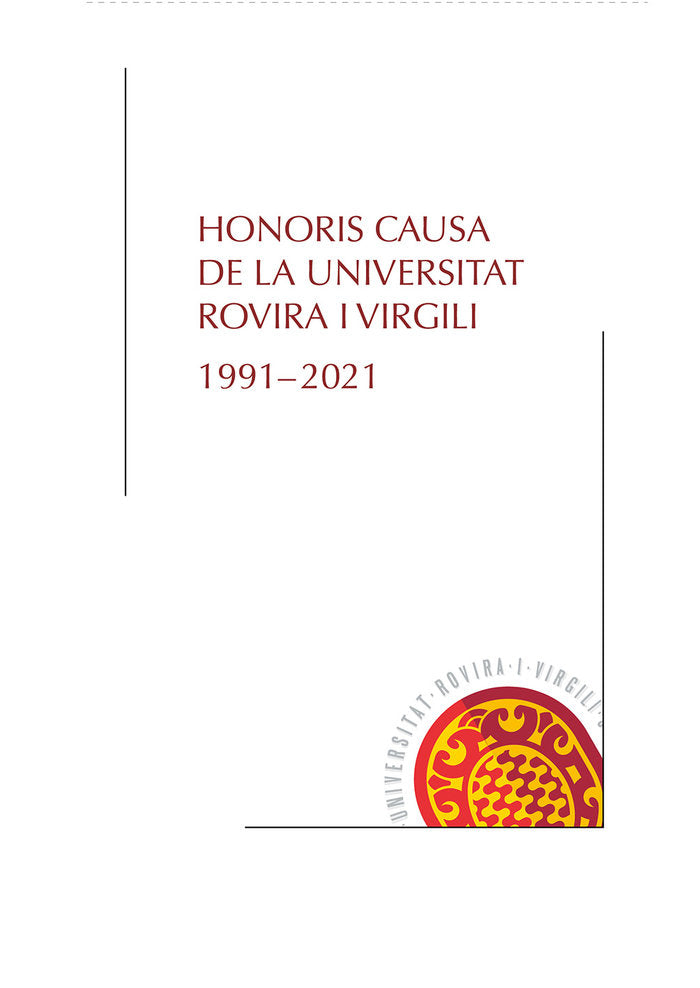 Honoris Causa de la Universitat Rovira i Virgili, de AA.VV. | portada del libro