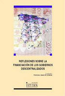 REFLEXIONES SOBRE LA FINANCIACION DE LOS GOBIERNOS DESCENTRALIZADOS, de GIL JIMENEZ | portada del libro