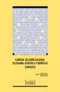 LENGUA DE ESPECIALIDAD, de PADILLA GALVEZ | portada del libro