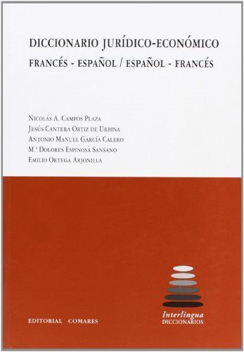 Diccionario jurídico-económico francés- español/español-francés, de Campos Plaza | portada del libro