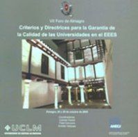 VII Foro de Almagro. Criterios y directrices para la garant¡a de la calidad de las universidades en, de FENOLL COMES, CARMEN 