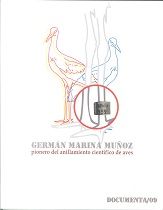 Germán Marina Muñoz. Pionero del anillamiento cient¡fico de aves, de MARINA MUÑOZ | portada del libro