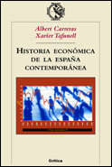 Historia económica de la España contemporánea, de CARRERAS | portada del libro