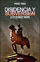 Disidencia y subversión, de Ysás Solanes | portada del libro
