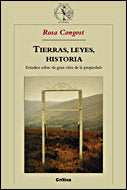 Tierras, leyes, historia, de Congost, Rosa | portada del libro