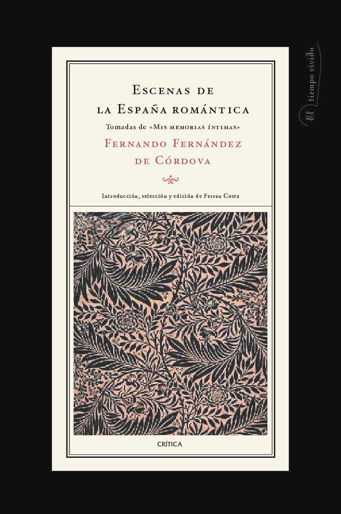 Escenas de la España romántica, de Fernández de Córdova | portada del libro